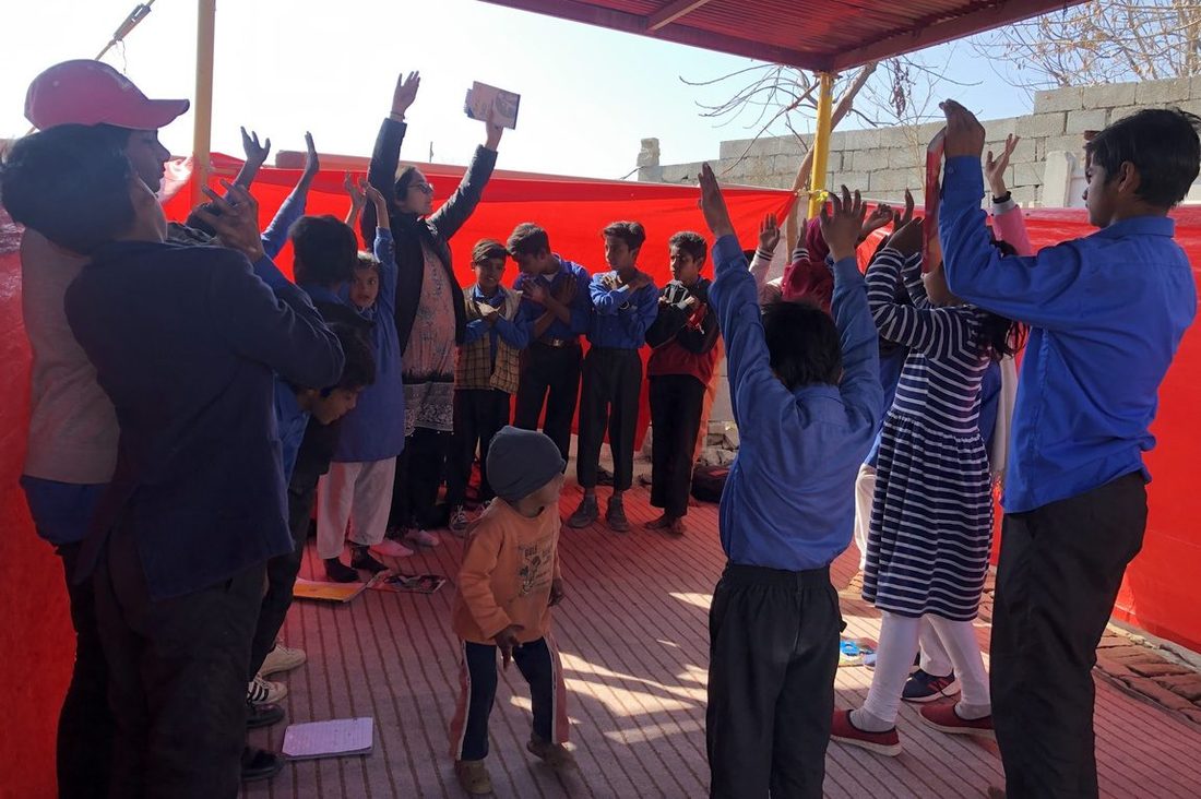 Workshop with youth in Pakistan